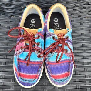 Twisted X Kids Hooey Loper Shoe Size 12M Style: YHYC008 Striped Western